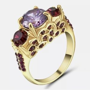 New Amethyst Gold Ring.